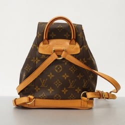 Louis Vuitton Backpack Daypack Monogram Montsouris M51137 Brown Women's