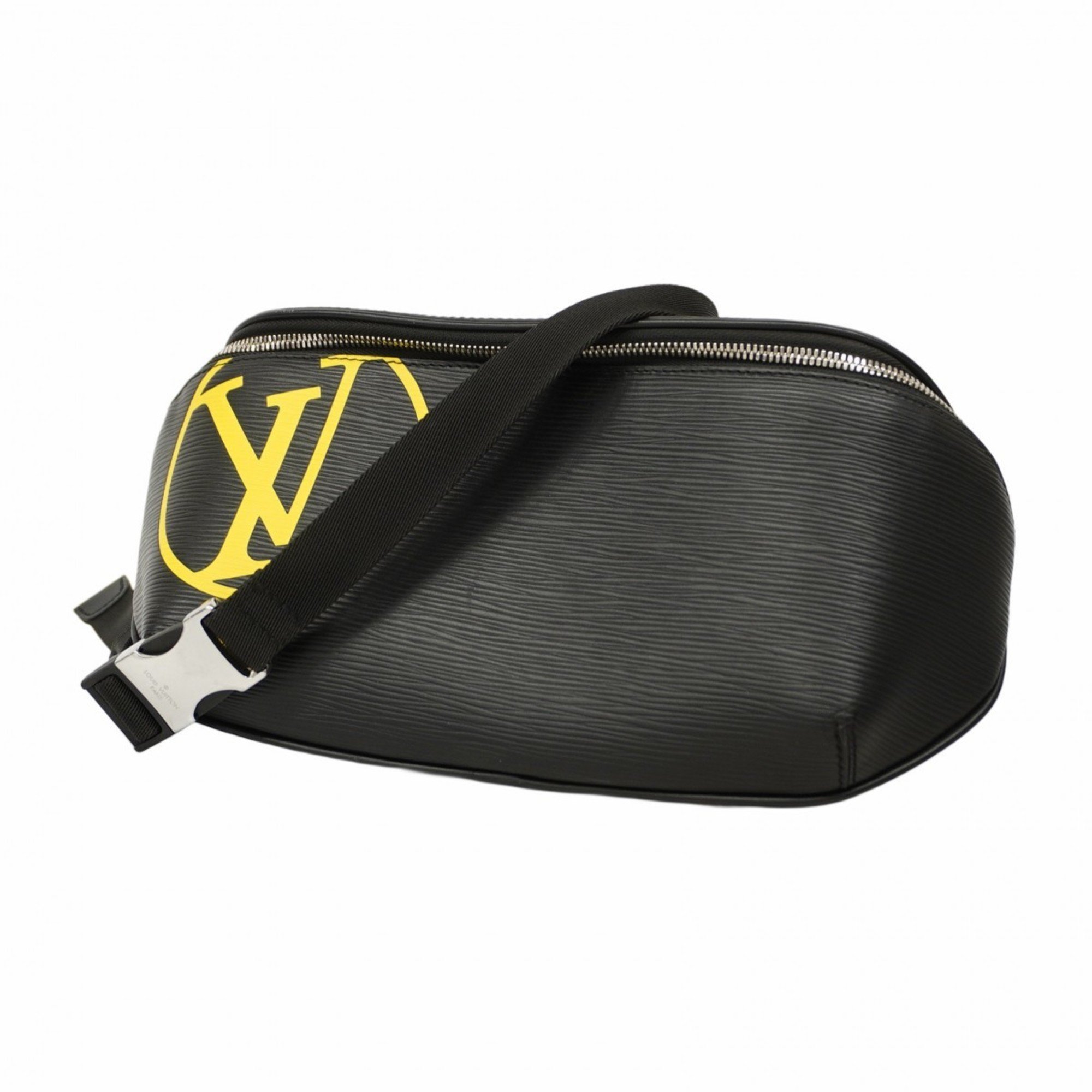 Louis Vuitton Body Bag Epi LV Circle Bum M55131 Noir Men's