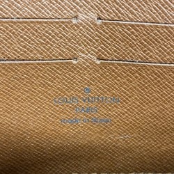 Louis Vuitton Long Wallet Monogram Zippy M60017 Brown Men's Women's