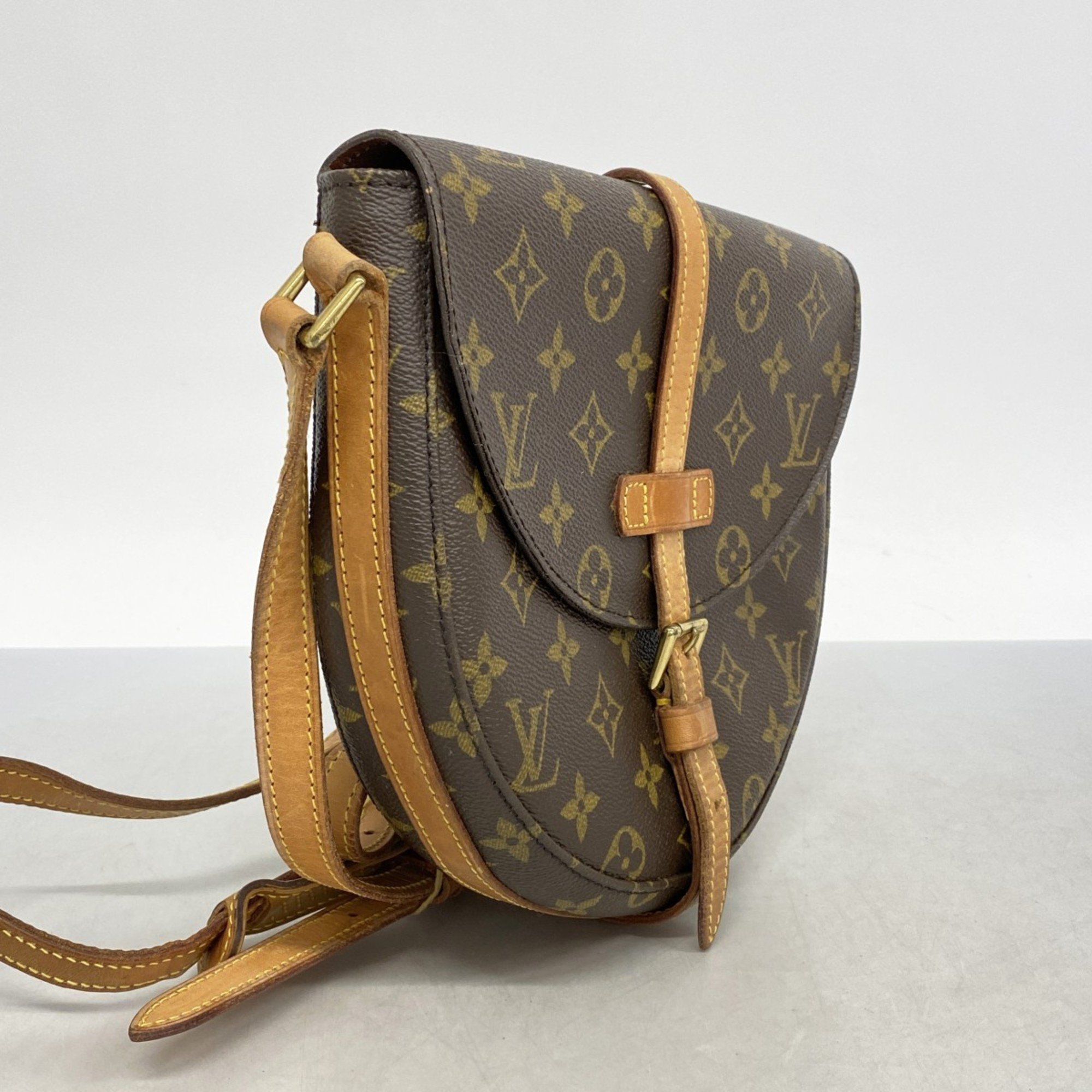 Louis Vuitton Shoulder Bag Monogram Shanti MM M51233 Brown Women's