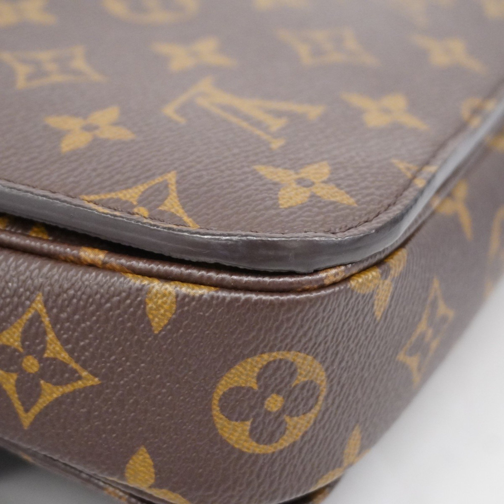 Louis Vuitton Shoulder Bag Monogram Pochette Metis MM M44875 Brown Women's