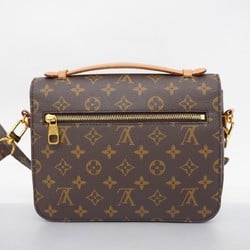 Louis Vuitton Shoulder Bag Monogram Pochette Metis MM M44875 Brown Women's