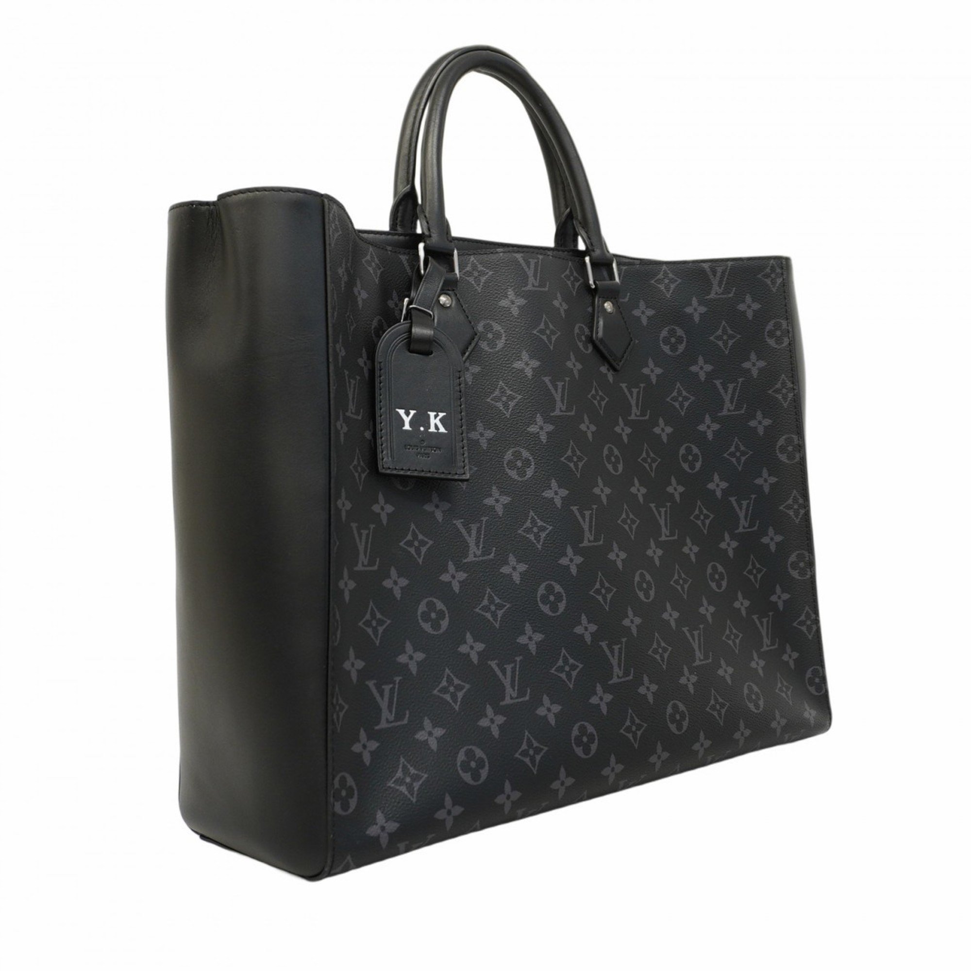 Louis Vuitton Tote Bag Monogram Eclipse Grand Sac M44733 Black Men's