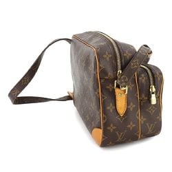 Louis Vuitton Monogram Nile Shoulder Bag Brown M45244 Gold Hardware