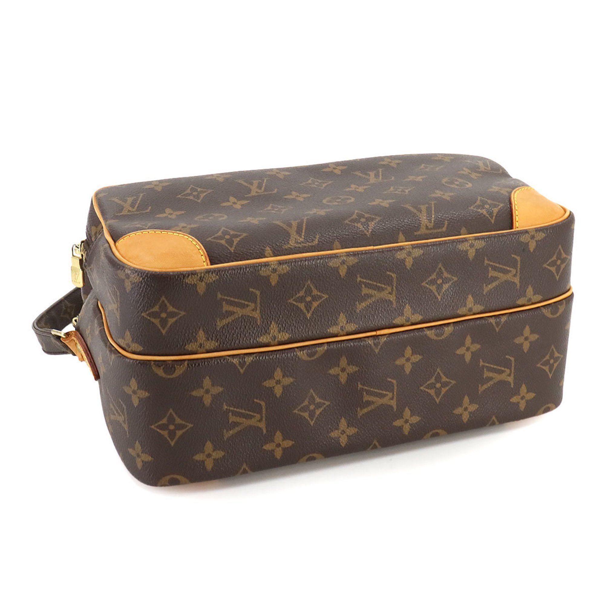 Louis Vuitton Monogram Nile Shoulder Bag Brown M45244 Gold Hardware