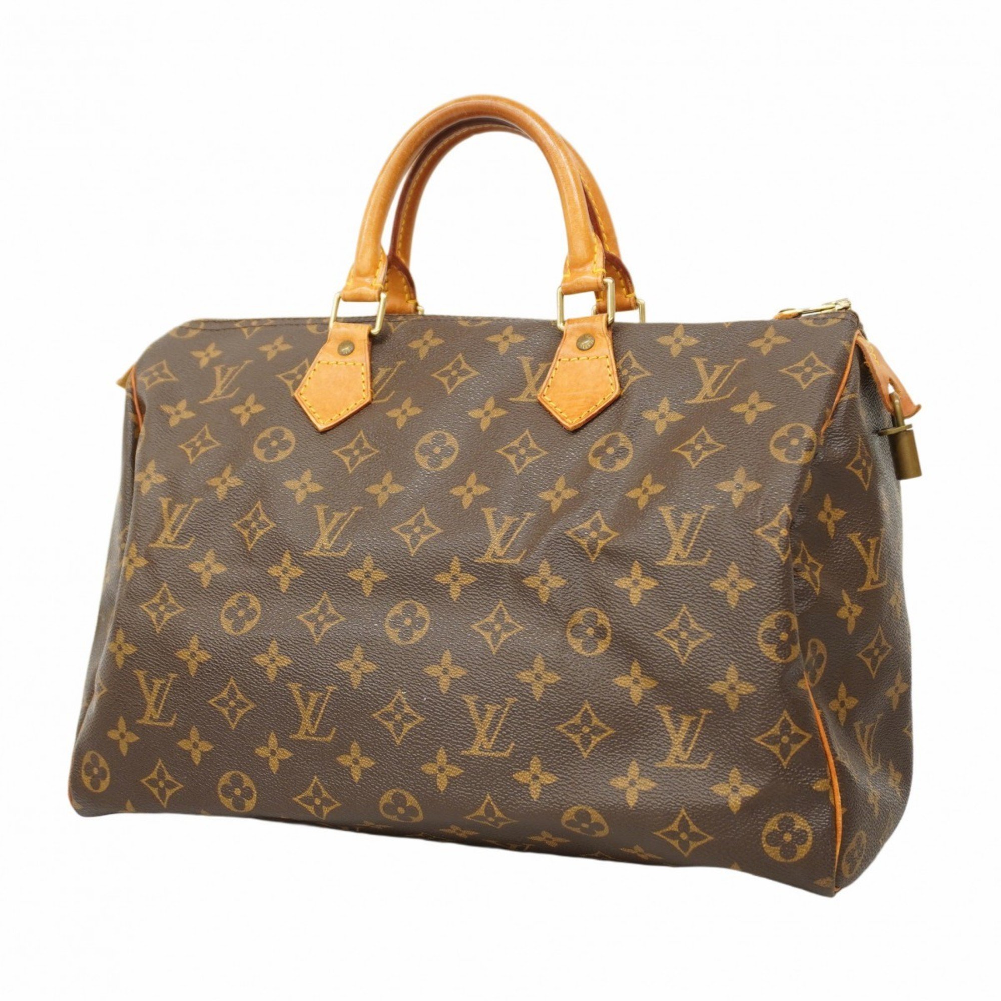 Louis Vuitton Handbag Monogram Speedy 35 M41107 Brown Ladies