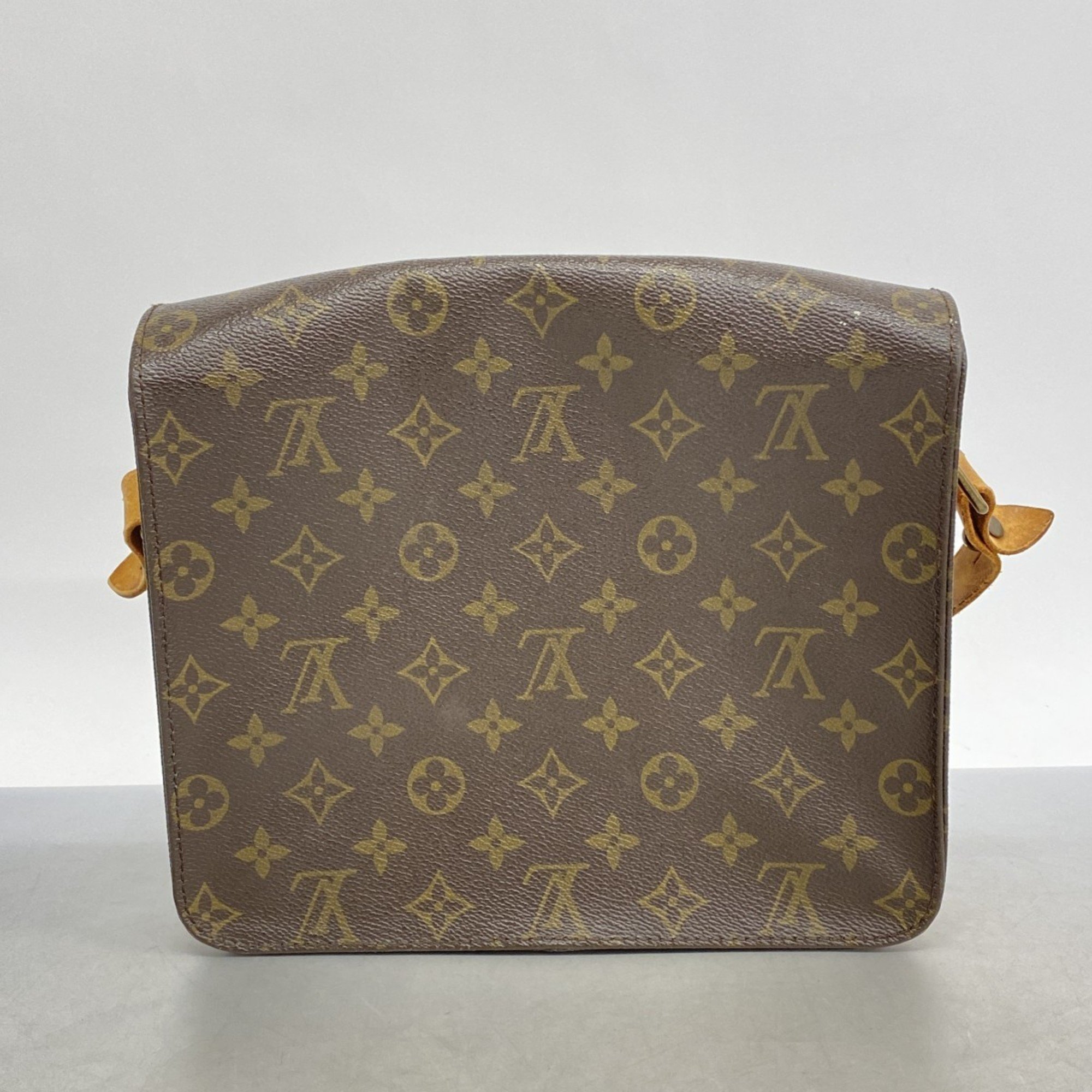 Louis Vuitton Shoulder Bag Monogram Cartesier GM M51252 Brown Women's