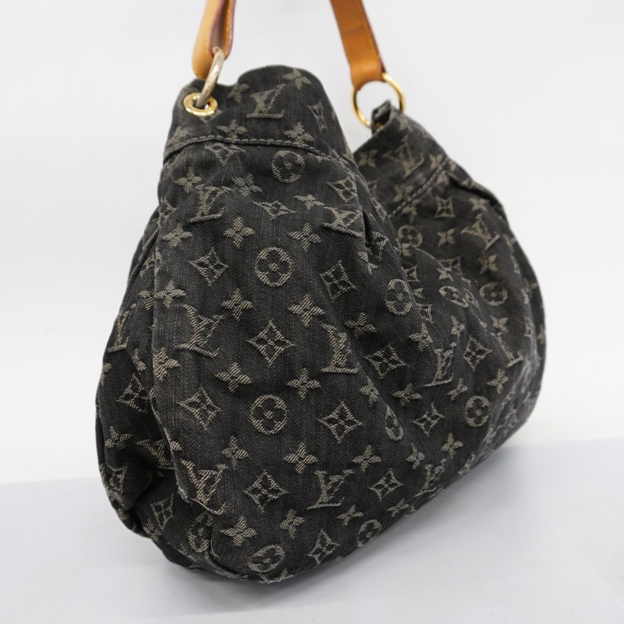 Louis Vuitton Shoulder Bag Monogram Denim Daily PM M40494 Noir Ladies