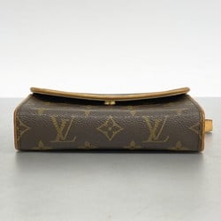 Louis Vuitton Waist Bag Monogram Pochette Florentine M51855 Brown Women's