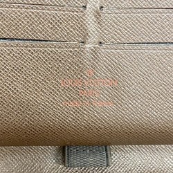 Louis Vuitton Long Wallet Damier Zippy Organizer N60003 Ebene Ladies