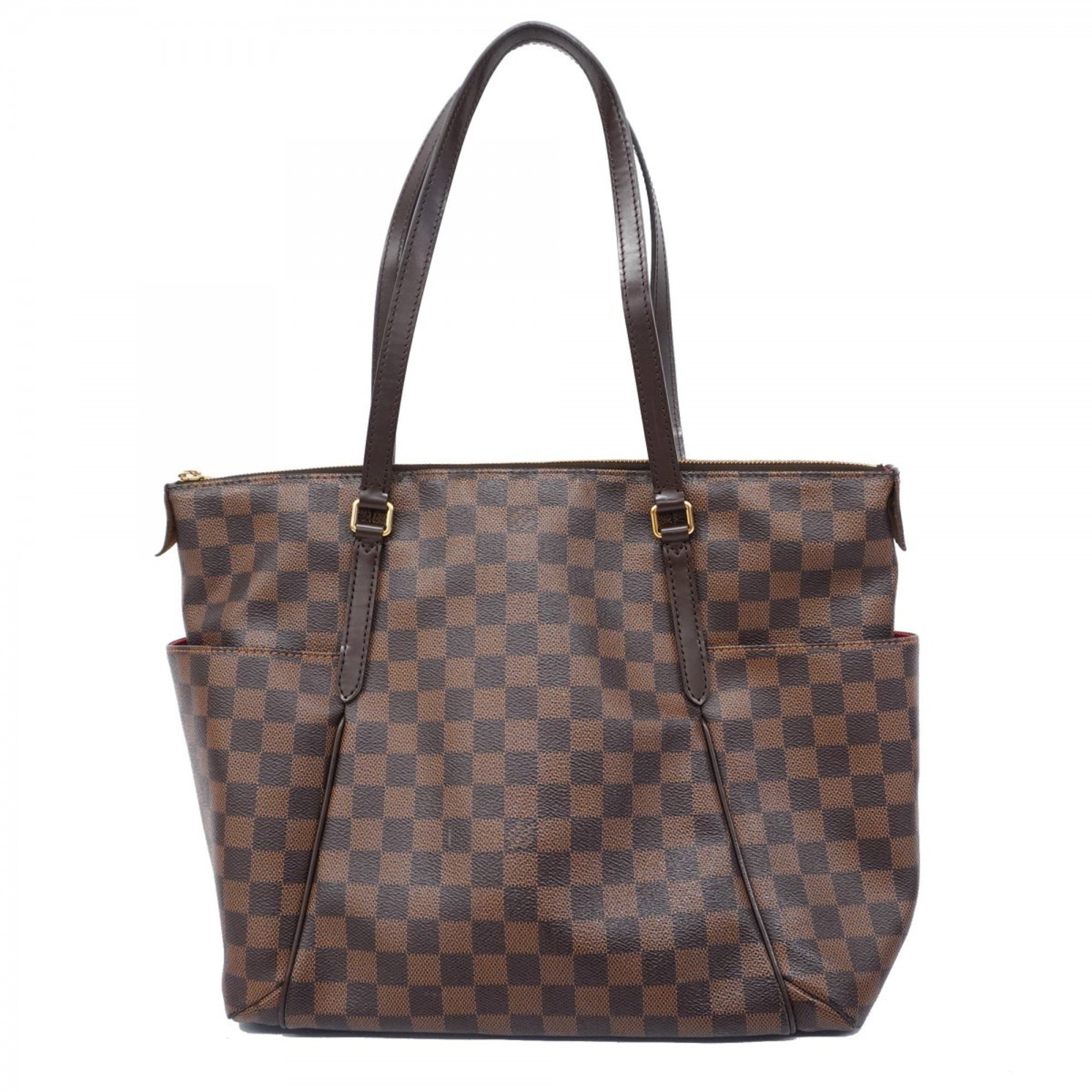 Louis Vuitton Tote Bag Damier Totally MM N41281 Ebene Women's