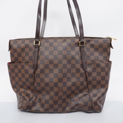 Louis Vuitton Tote Bag Damier Totally MM N41281 Ebene Women's