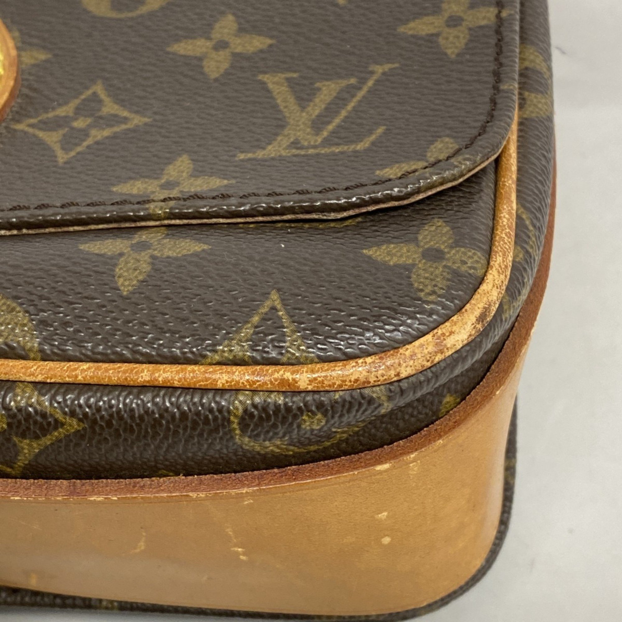 Louis Vuitton Shoulder Bag Monogram Cartesier MM M51253 Brown Women's