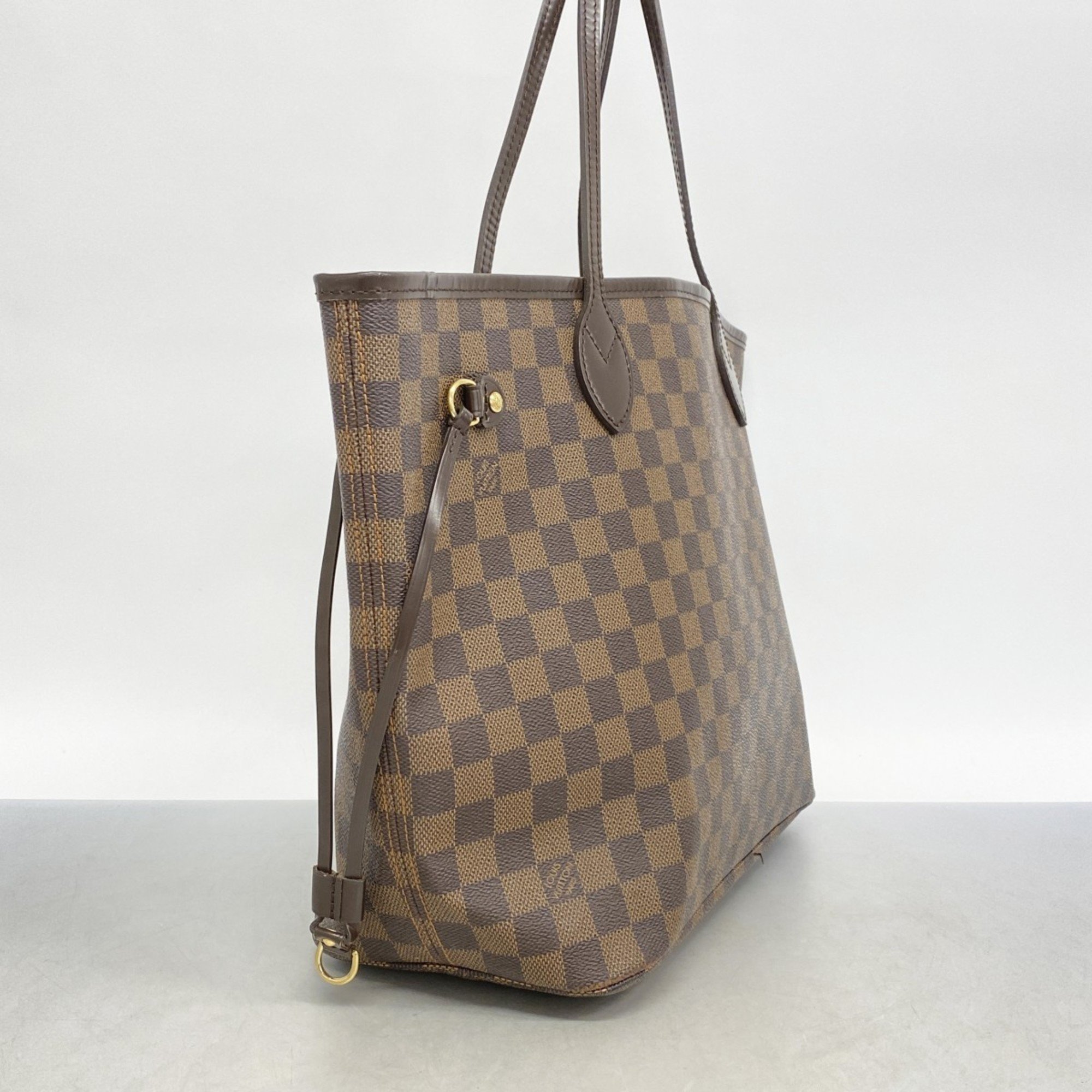 Louis Vuitton Tote Bag Damier Neverfull MM N51105 Ebene Women's