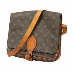 Louis Vuitton Shoulder Bag Monogram Cartesier GM M51252 Brown Women's