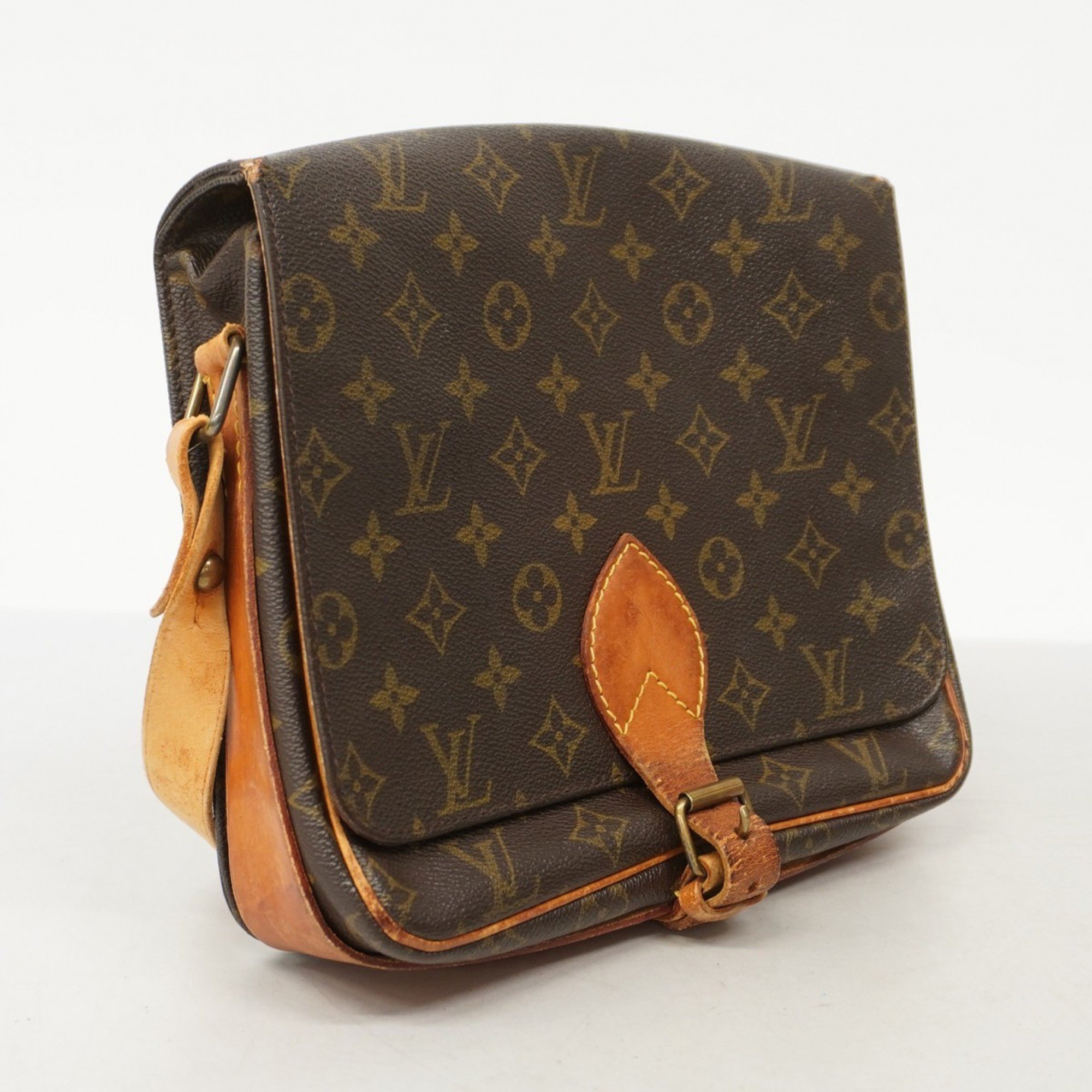 Louis Vuitton Shoulder Bag Monogram Cartesier GM M51252 Brown Women's