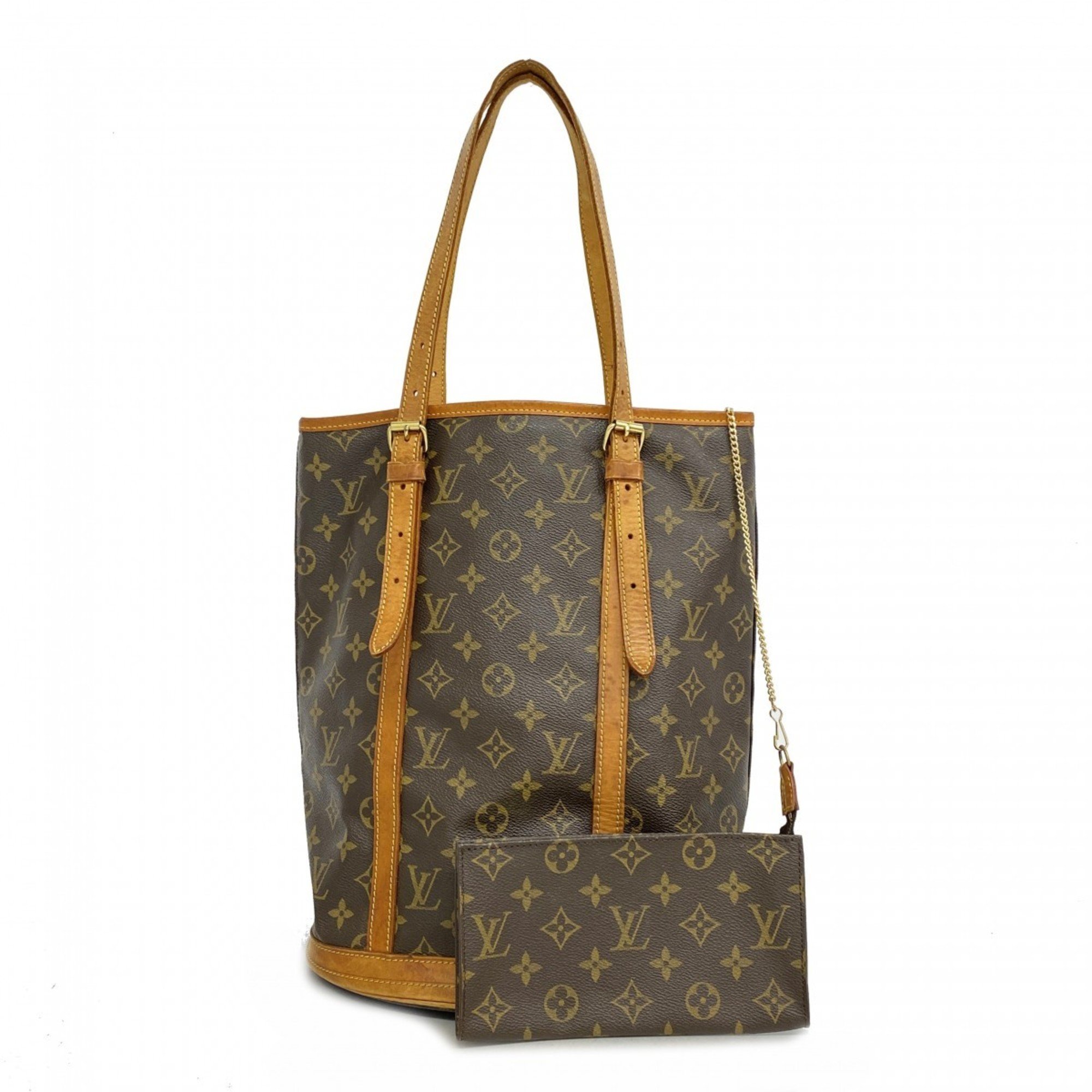 Louis Vuitton Tote Bag Monogram Bucket GM M42236 Brown Women's