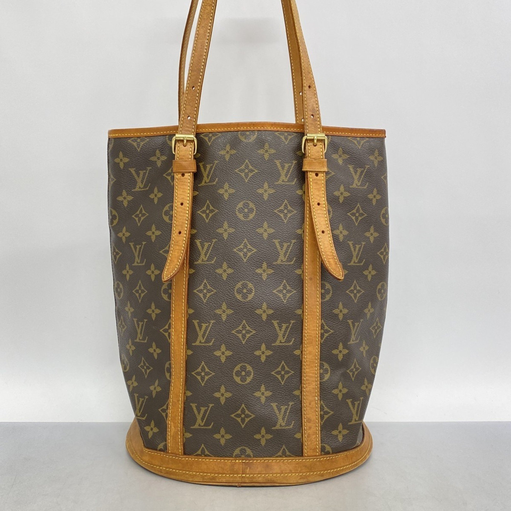 Louis Vuitton Tote Bag Monogram Bucket GM M42236 Brown Women's