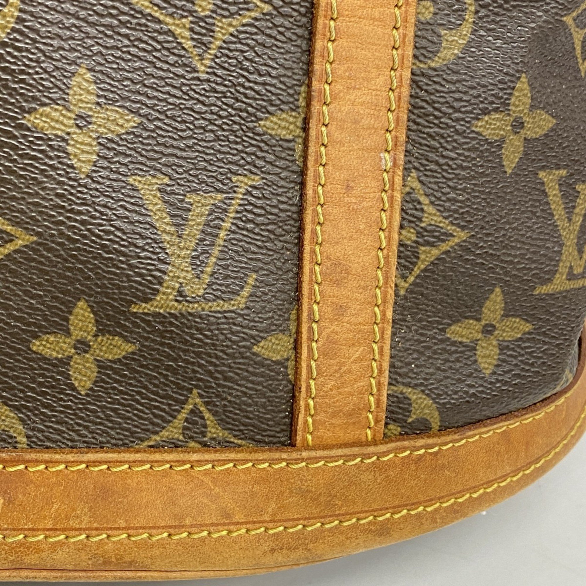 Louis Vuitton Tote Bag Monogram Bucket GM M42236 Brown Women's