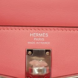 Hermes handbag Kelly 25 Swift Rose Azalee B engraved ladies