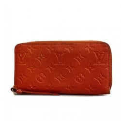 Louis Vuitton Long Wallet Monogram Empreinte Zippy M60737 Cerise Ladies