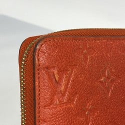 Louis Vuitton Long Wallet Monogram Empreinte Zippy M60737 Cerise Ladies