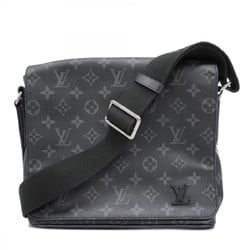 Louis Vuitton Shoulder Bag Monogram Eclipse District PM NV3 M46255 Black Men's