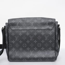 Louis Vuitton Shoulder Bag Monogram Eclipse District PM NV3 M46255 Black Men's