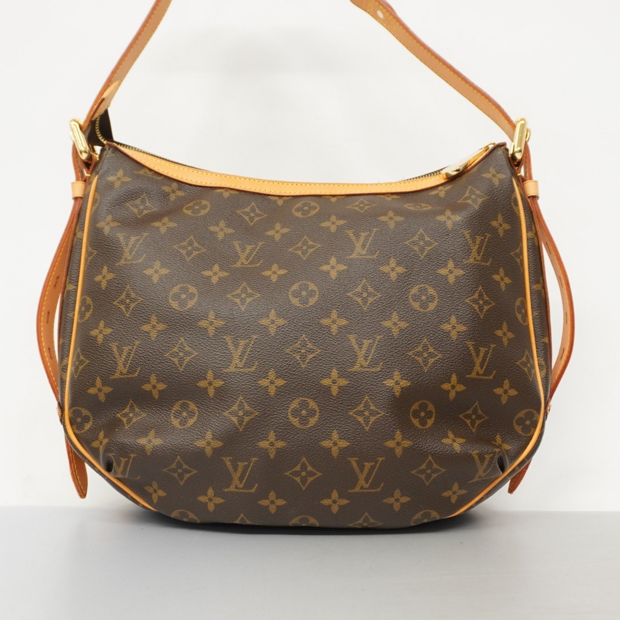 Louis Vuitton Shoulder Bag Monogram Turam GM M40075 Brown Ladies