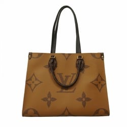 Louis Vuitton Tote Bag Monogram Reverse Giant On the Go MM M45321 Brown Women's