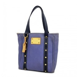 Louis Vuitton Tote Bag Antigua Cabas MM M40087 Blue Women's