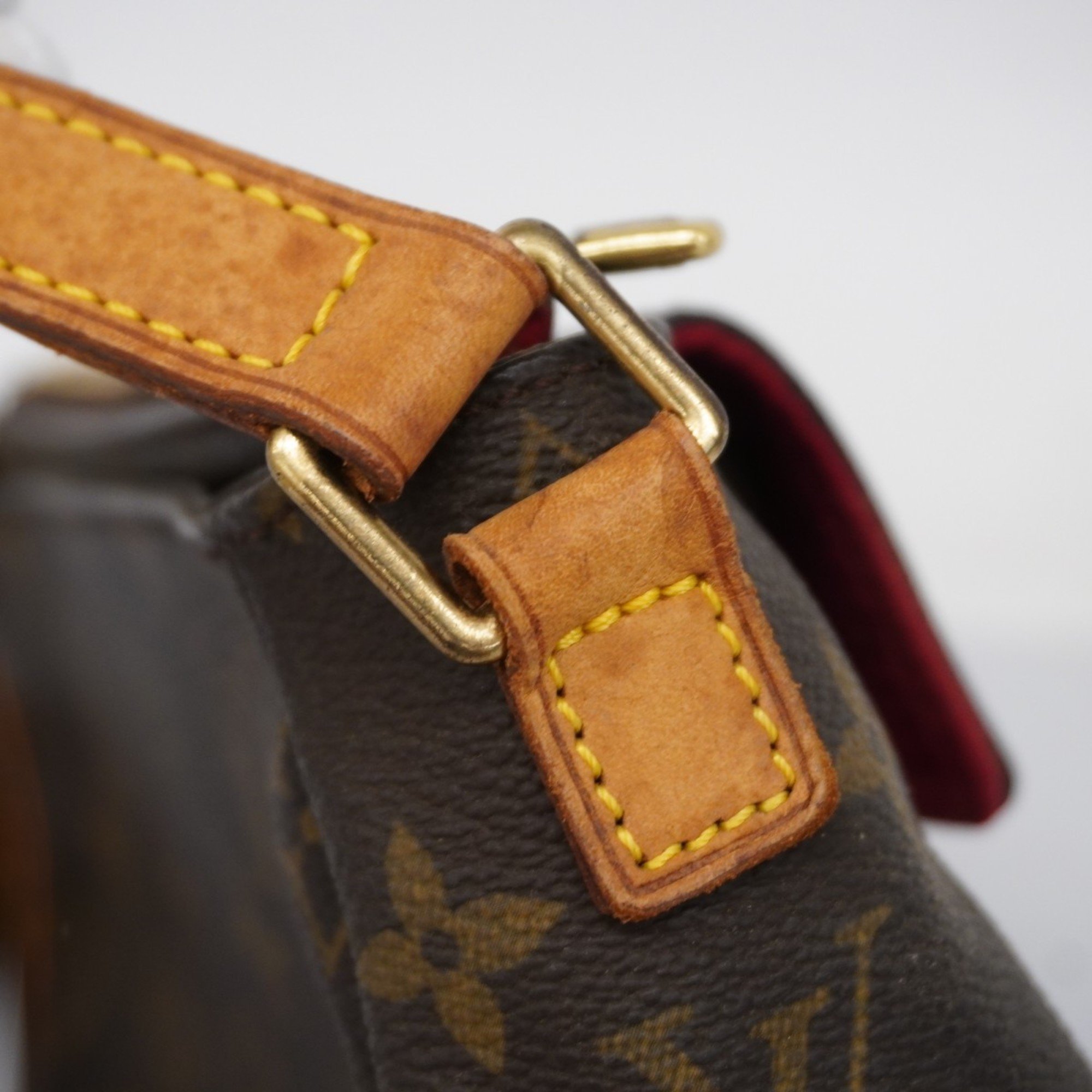 Louis Vuitton Shoulder Bag Monogram Vivacite PM M51165 Brown Ladies