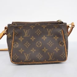 Louis Vuitton Shoulder Bag Monogram Vivacite PM M51165 Brown Ladies