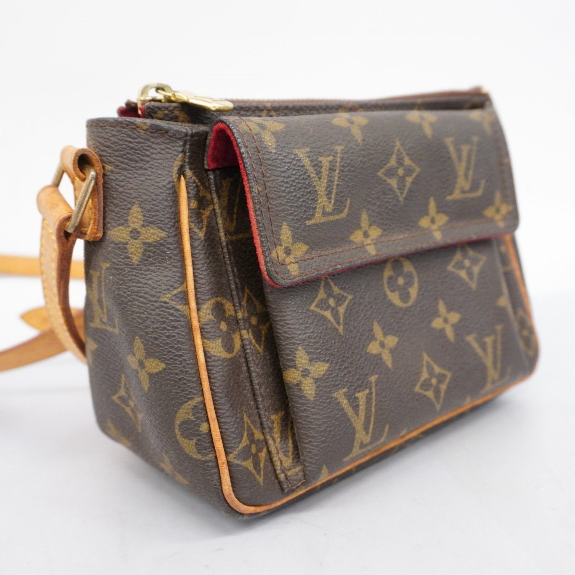 Louis Vuitton Shoulder Bag Monogram Vivacite PM M51165 Brown Ladies