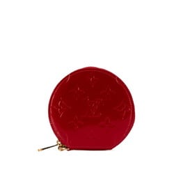 Louis Vuitton Monogram Vernis Porte Monnaie Chapeau Coin Case Purse M91417 Pomme d'Amour Red Patent Leather Women's LOUIS VUITTON