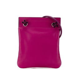 Hermes Aline Shoulder Bag Rose Purple Anemone Swift Leather Women's HERMES