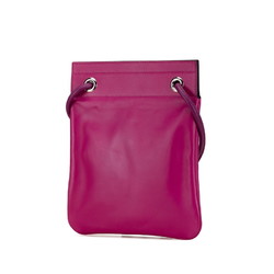 Hermes Aline Shoulder Bag Rose Purple Anemone Swift Leather Women's HERMES