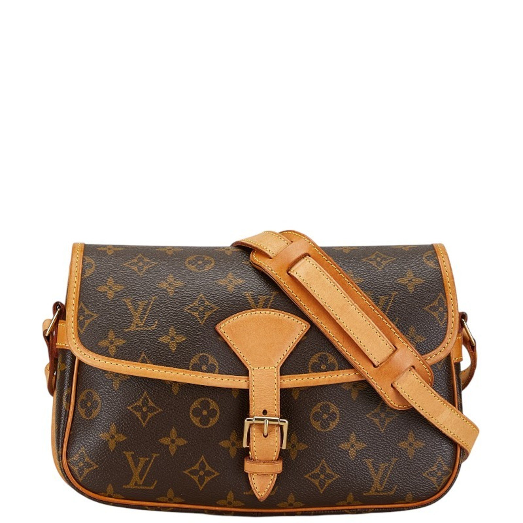 Louis Vuitton Monogram Sologne Shoulder Bag M42250 Brown PVC Leather Women's LOUIS VUITTON