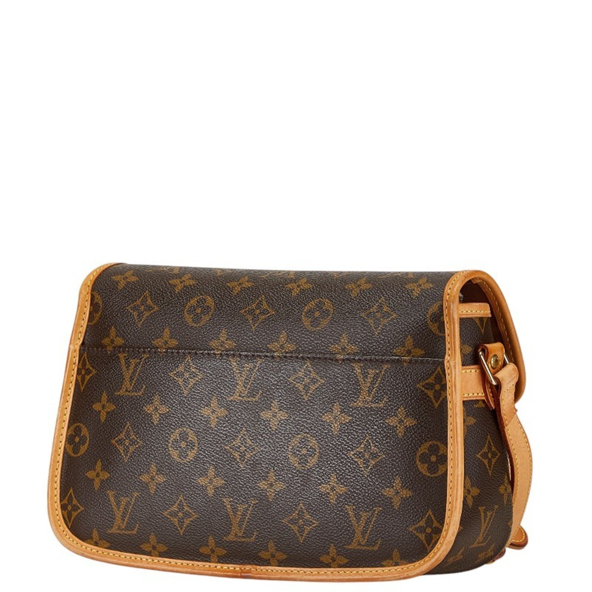 Louis Vuitton Monogram Sologne Shoulder Bag M42250 Brown PVC Leather Women's LOUIS VUITTON