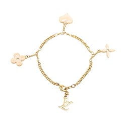 Louis Vuitton Bracelet Sweet Monogram M65478 Gold Pink Plated Women's LOUIS VUITTON