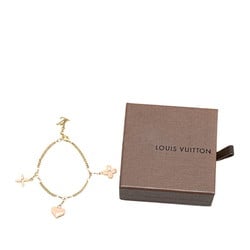 Louis Vuitton Bracelet Sweet Monogram M65478 Gold Pink Plated Women's LOUIS VUITTON