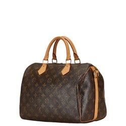 Louis Vuitton Monogram Speedy Bandouliere 30 Handbag Shoulder Bag M41112 Brown PVC Leather Women's LOUIS VUITTON