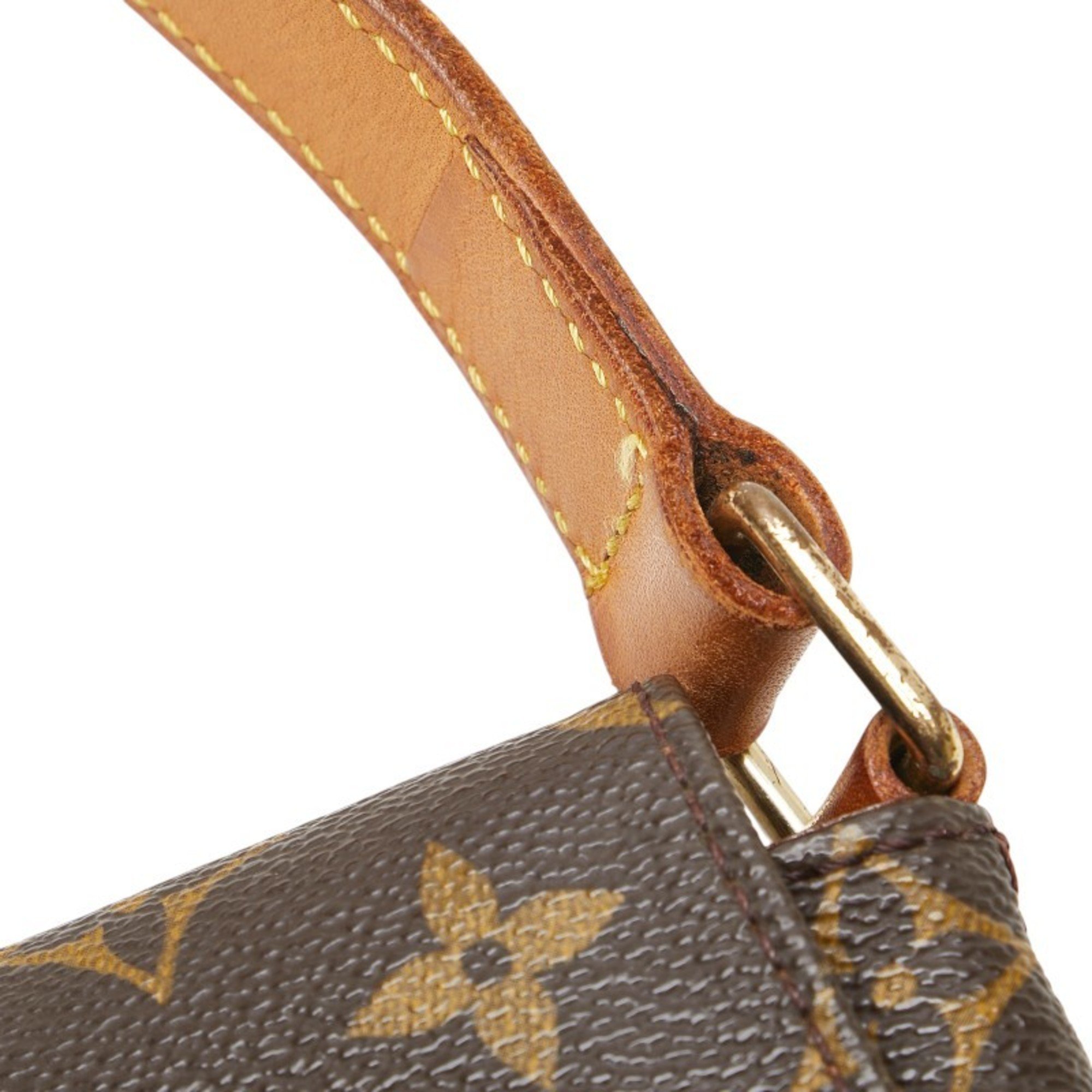 Louis Vuitton Monogram Musette Shoulder Bag M51256 Brown PVC Leather Women's LOUIS VUITTON