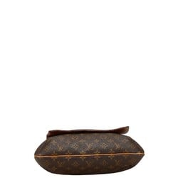 Louis Vuitton Monogram Musette Shoulder Bag M51256 Brown PVC Leather Women's LOUIS VUITTON