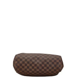 Louis Vuitton Damier Portobello PM Handbag N41184 Brown PVC Leather Women's LOUIS VUITTON