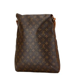 Louis Vuitton Monogram Musette Shoulder Bag M51256 Brown PVC Leather Women's LOUIS VUITTON