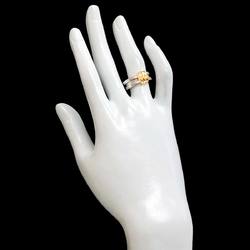 Tiffany & Co. Grooved Ring Size 13 K18 YG SV Yellow Gold 750 Silver