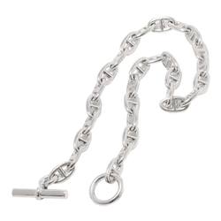 Hermes HERMES Chaine d'Ancre GM Necklace 39cm Silver SV 925 dancre