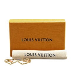 Louis Vuitton Boucle d'Oreille Sweet Monogram In My Heart Earrings M65948 Gold Plated Women's LOUIS VUITTON