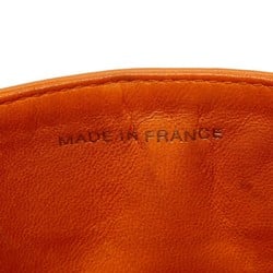 Chanel Matelasse 23 Double Flap Chain Shoulder Bag Orange Lambskin Women's CHANEL